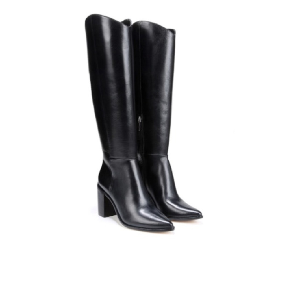 Franco Sarto Black Heeled Boots